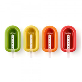 Lékué - Popsicle Ice Lollypop Silicone Mold, 2 oz. Set of 4 colors