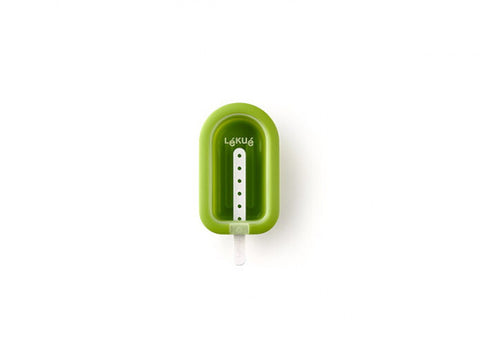 Image of Lékué - Large Popsicle Ice Lollypop Silicone Mold, 3.2 oz. Green