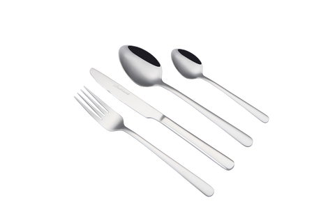 Image of Oslo Stainless Steel Flatware Cutlery Set for 4, 16 Pieces