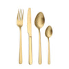 Oslo Stainless Steel Gold Flatware Cutlery Set for 4, 16 Pieces