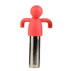 Brilliant - Tea Infuser with Red Silicone Molded Smiley Top