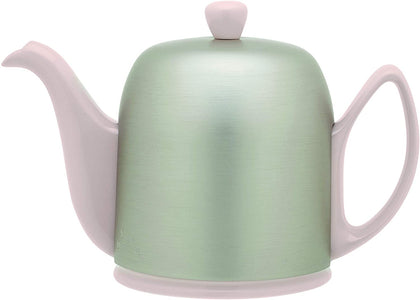 Guy Degrenne Salam Rose 6 Cup Teapot with Zinc Cover 36 Ounces
