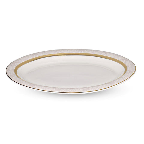Spring Castle Bone China Oval Platter 13.5 Inches