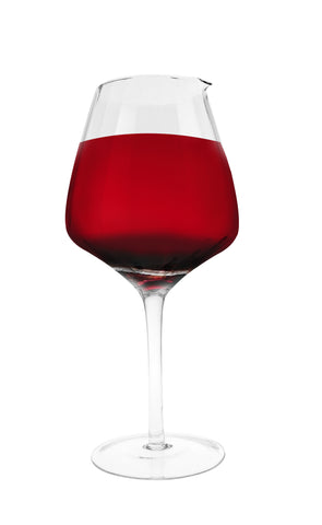 Image of Cuisivin - Optical Wine Glass Decanter in the Shape of an Oversized Wine Glass, Holds 52oz.