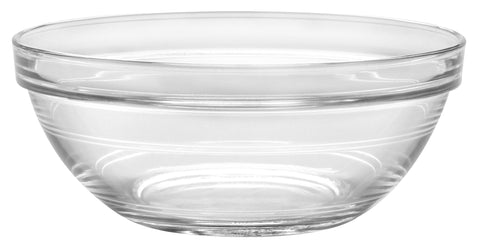 Duralex - Lys Stackable Clear Bowl 17 cm (6 3-4 in)Set Of 6