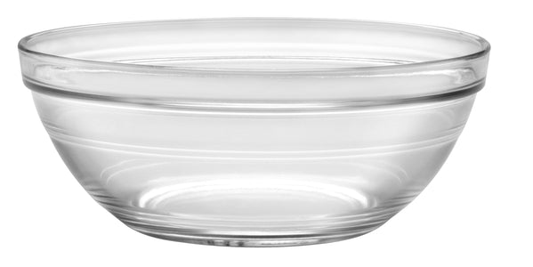 Duralex - Lys Stackable Clear Bowl 20 cm (7 7-8 in)  Set Of 6