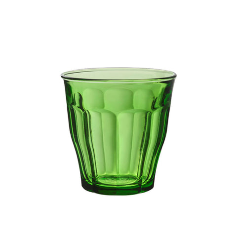 Image of Duralex Picardie Green Glass Tumblers 8 Ounces (250 ml) Set of 4