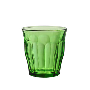 Duralex Picardie Green Glass Tumblers 10 Ounces (310 ml) Set of 4