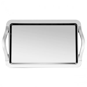 Guy Degrenne - Newport Serving Tray with Handles, Stainless Steel, 60X40 cm.
