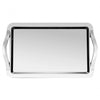 Guy Degrenne - Newport Rectangular Tray with Handles, Stainless Steel, 65X53 cm.