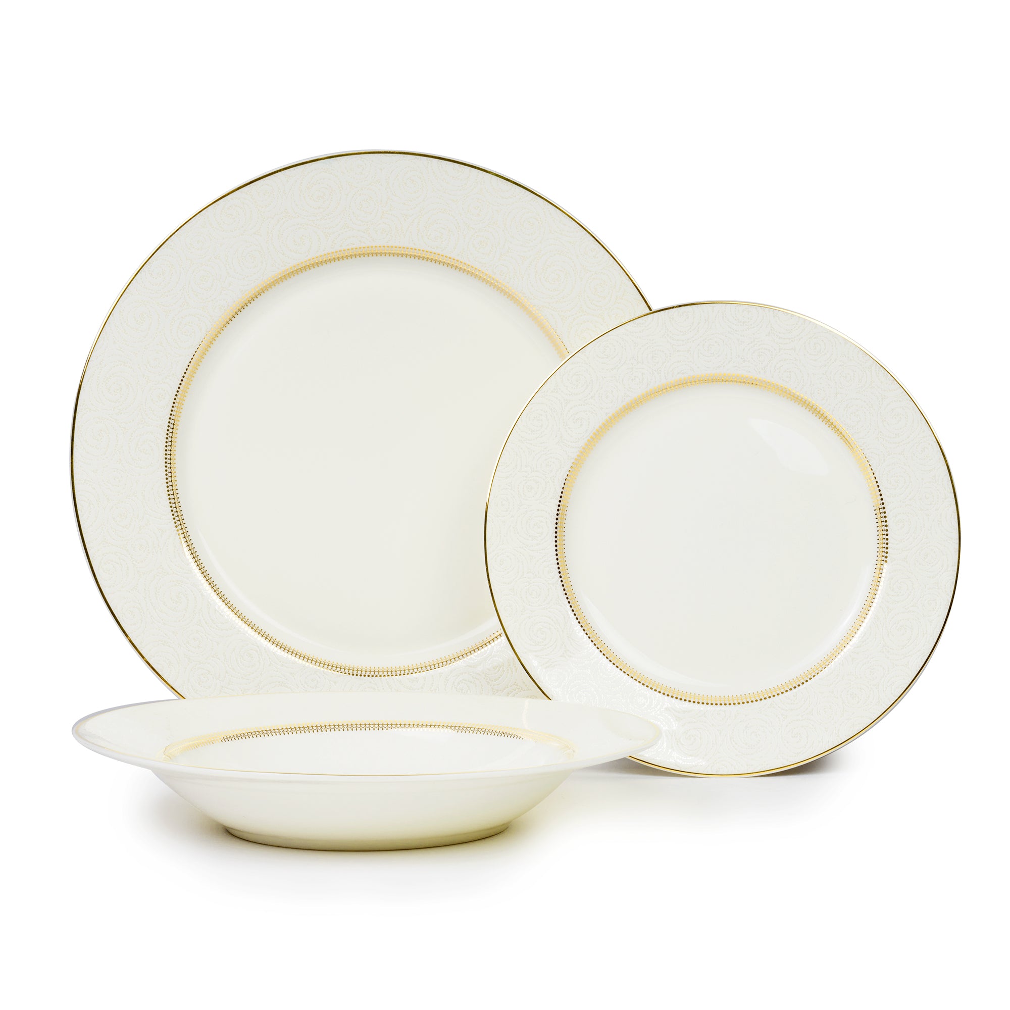 Aida 18 Piece Bone China Dinnerware Set, Service for – Wine And