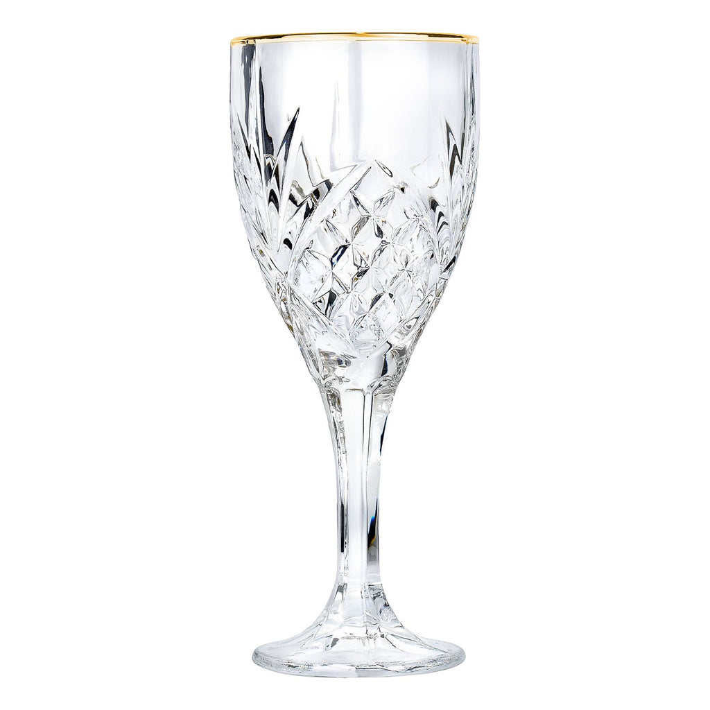 Godinger Dublin Diamond-Cut Crystal 8-Piece Wine Set