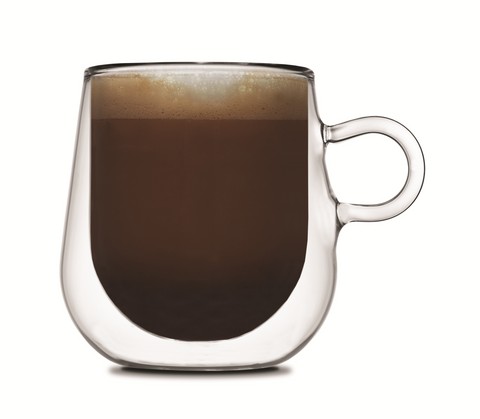 Loop Double Walled Espresso Glasses 2.5 Ounces, Set of 2