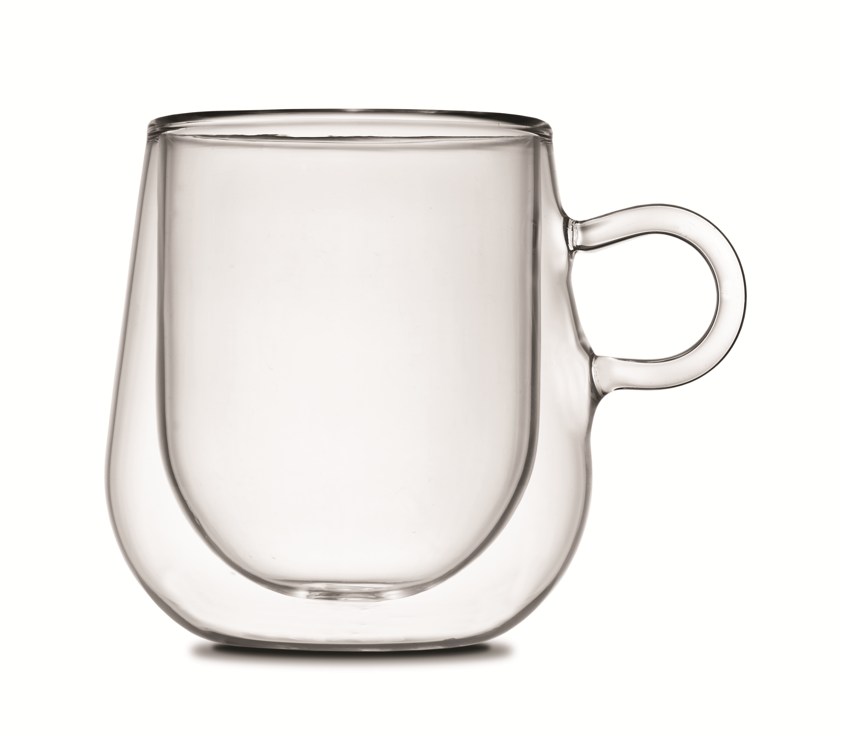 Loop Double Walled Espresso Glasses 2.5 Ounces, Set of 2