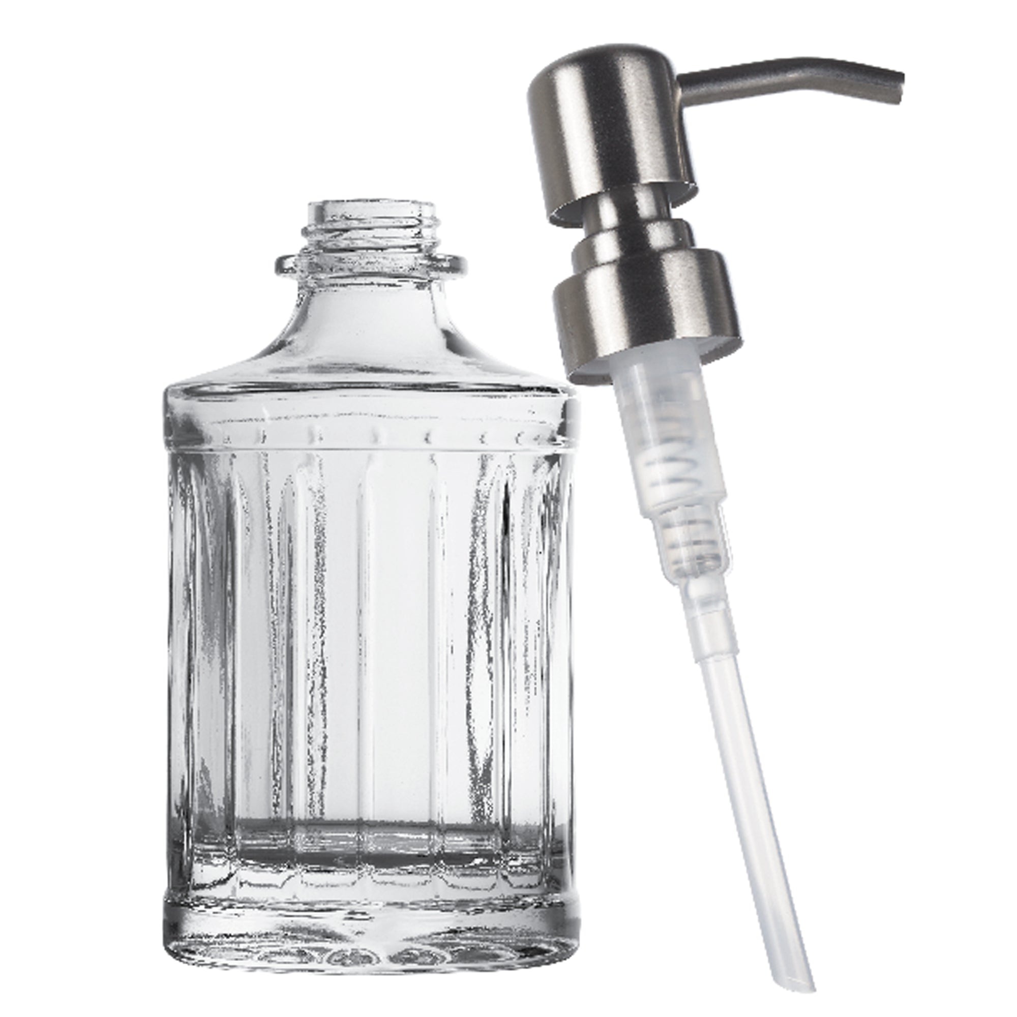 Harmony Linea Glass Hand Soap Dispenser with Pump, Set of 2