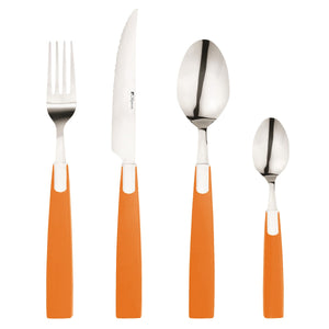 Colorissimo Flatware By Guy Degrenne - 4 pc set, Coral