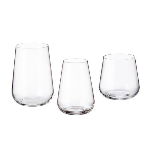 Image of Crystalite Bohemia - Amundsen/Ardea Stemless Highball Glasses 16 Ounces (470ml) Set of 6