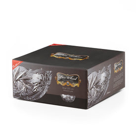 Pinwheel Crystal Bowl 8.5 Inches