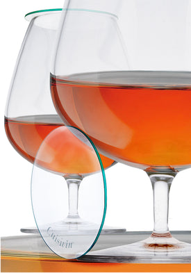 Brandy Snifter Set of 2 Brandy Glasses with Glass Lids in a Gift Tube