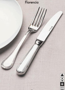Guy Degrenne - Florencia 5 Piece Flatware Set, Stainless Steel Mirror Finish Cutlery
