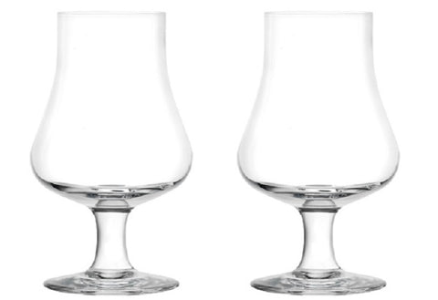 Image of Glendale - Tasting and Nosing Whisky Glass on a Short Stem, 6.5oz. Set of 2 in Individual Gift Boxes