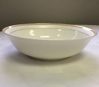 Brilliant - Imperial Gold Nappy Bowl 5.5", Set of 6 (White with Gold Rim)
