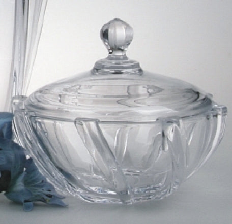 Infinity Covered Bowl/Candy Dish 19cm by Bohemia