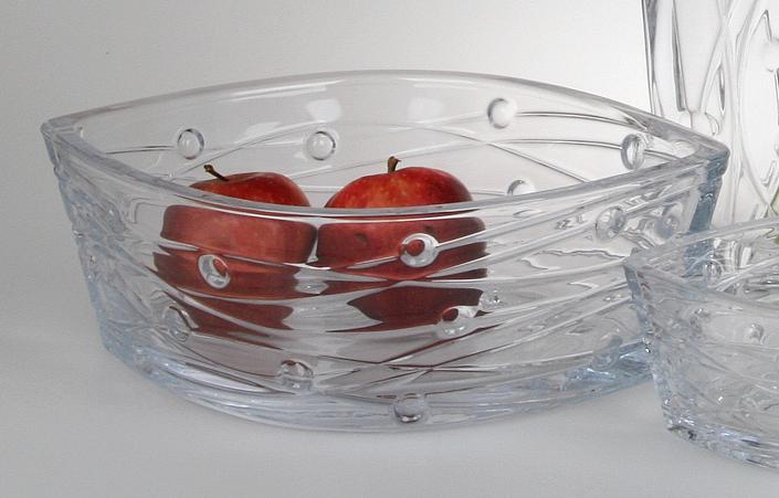 Labyrinth Bowl 30.5cm by Bohemia