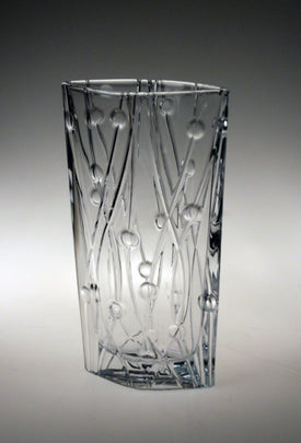 Labyrinth Vase 40.5cm by Bohemia