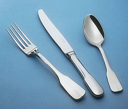 Image of Guy Degrenne - Lutece 5 Piece Flatware Set, Stainless Steel Mirror Finish Cutlery