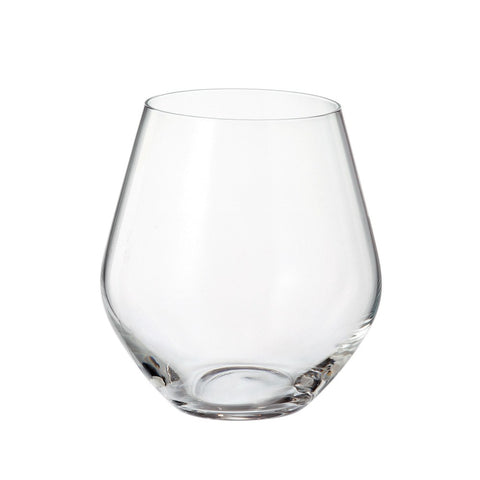 Image of Crystalite Bohemia - Michelle Grus Lead Free Crystal Double Old Fashioned Glass Tumbler, 17 oz. Set of 6