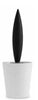 Legnoart Spicy Roatae Pizza Cutter With Porcelain Vase - Black