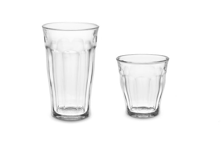 Duralex Picardie Glass Drinking Glasses - Assorted Set of 24