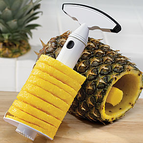 Vacu Vin Steel Pineapple Slicer Makes Fruit Rings In 30 Seconds