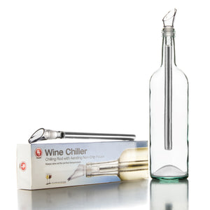 PT Wine Chiller - Stainless Steel Chilling Rod with Aerating Non-Drip Pourer