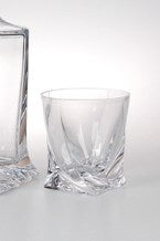 Quadro Old Fashion Whisky Glasses Set of 6 340ml by Bohemia