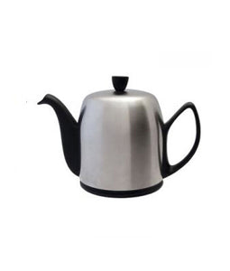 Salam Matte Black 4 Cup Tea Pot by Guy Degrenne 23.6oz