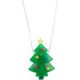 Flashing Christmas Tree Light Up Necklace, Set of 2